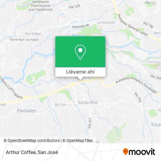 Mapa de Arthur Coffee