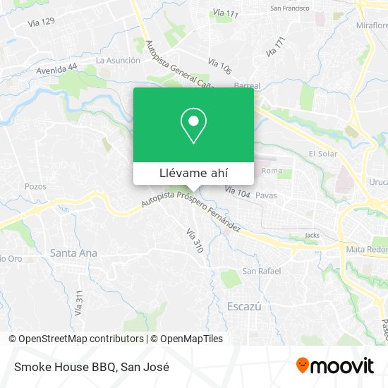 Mapa de Smoke House BBQ