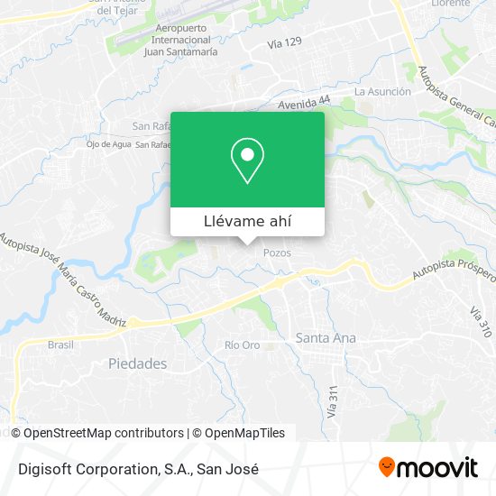 Mapa de Digisoft Corporation, S.A.