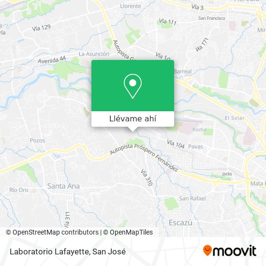 Mapa de Laboratorio Lafayette