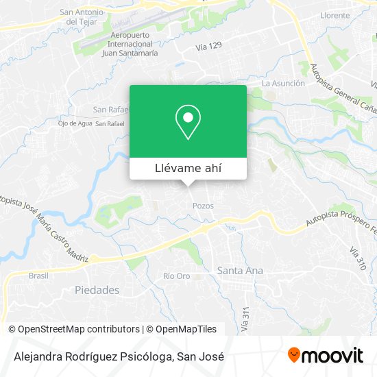 Mapa de Alejandra Rodríguez Psicóloga