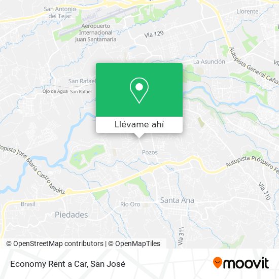 Mapa de Economy Rent a Car