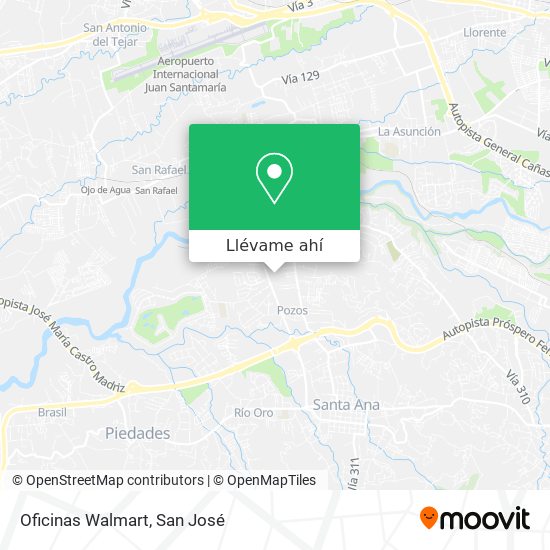 Mapa de Oficinas Walmart