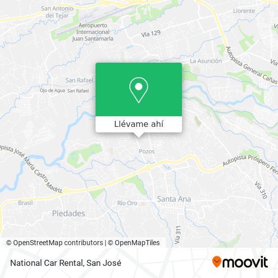 Mapa de National Car Rental