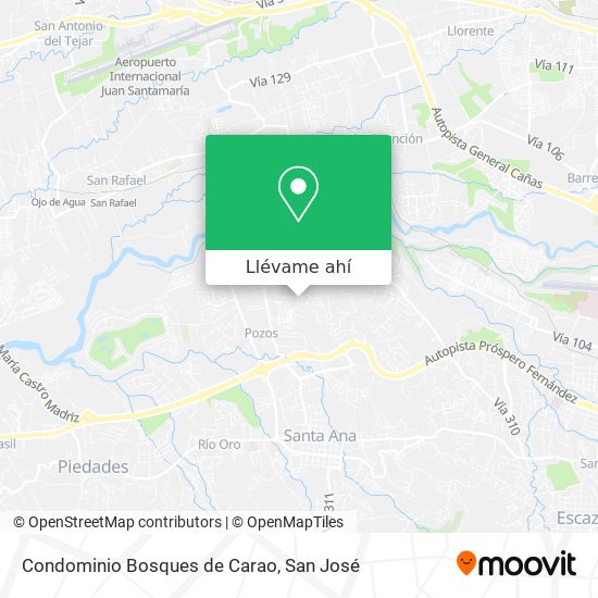 Mapa de Condominio Bosques de Carao