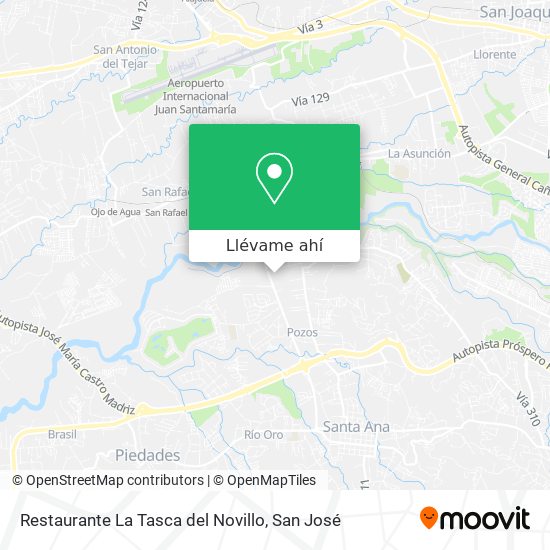 Mapa de Restaurante La Tasca del Novillo