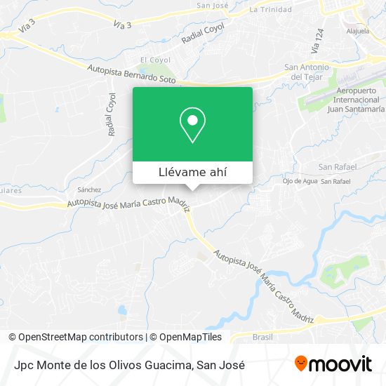 Mapa de Jpc Monte de los Olivos Guacima