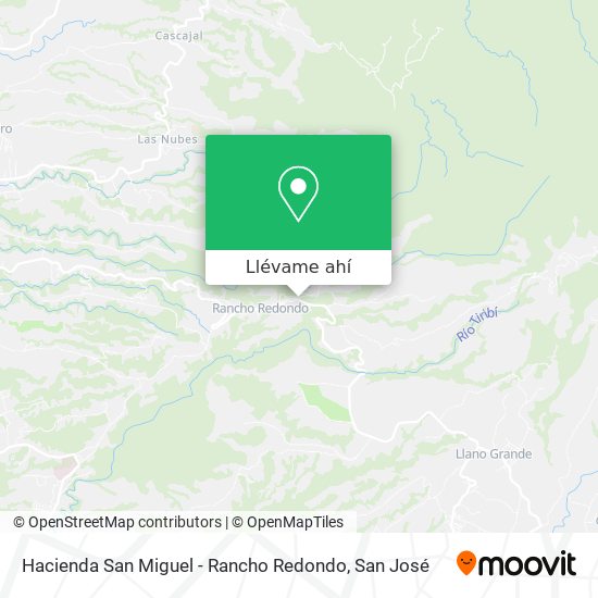 Mapa de Hacienda San Miguel - Rancho Redondo