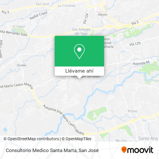 Mapa de Consultorio Medico Santa Marta