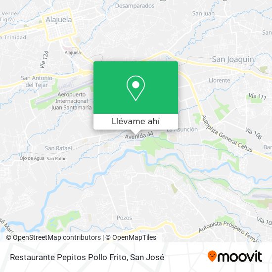 Mapa de Restaurante Pepitos Pollo Frito