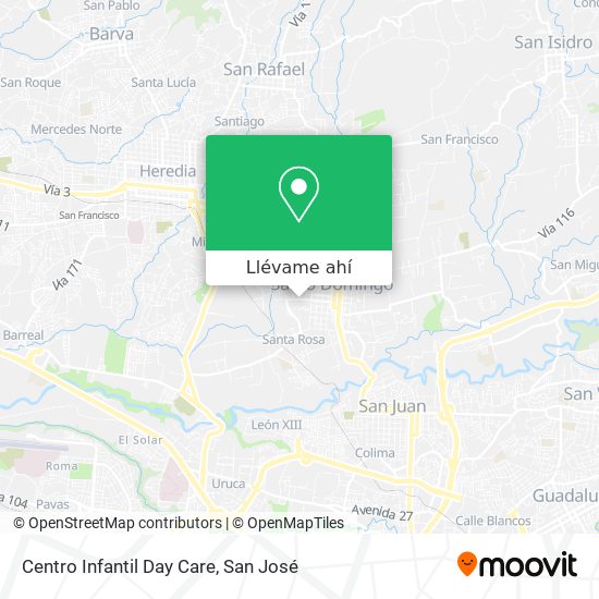 Mapa de Centro Infantil Day Care