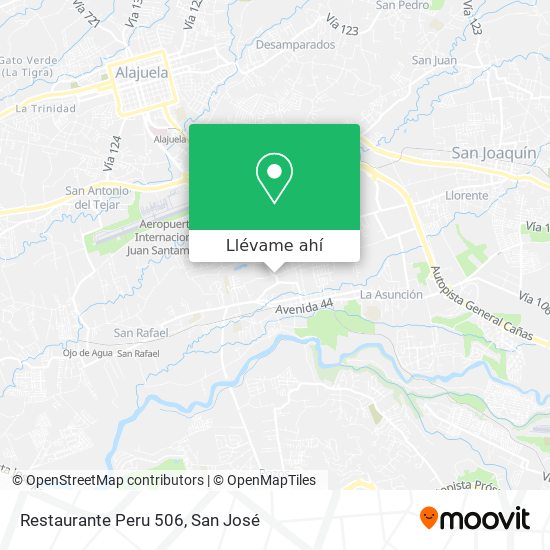 Mapa de Restaurante Peru 506