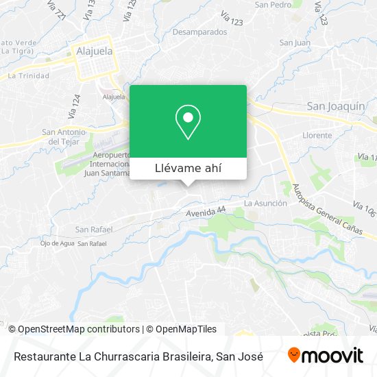 Mapa de Restaurante La Churrascaria Brasileira