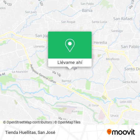 Mapa de Tienda Huellitas