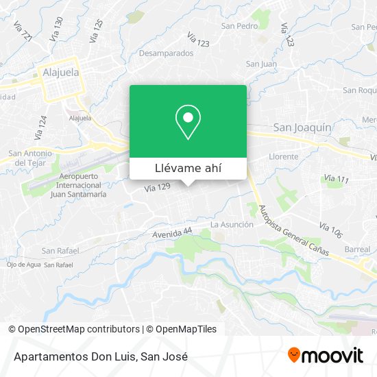 Mapa de Apartamentos Don Luis