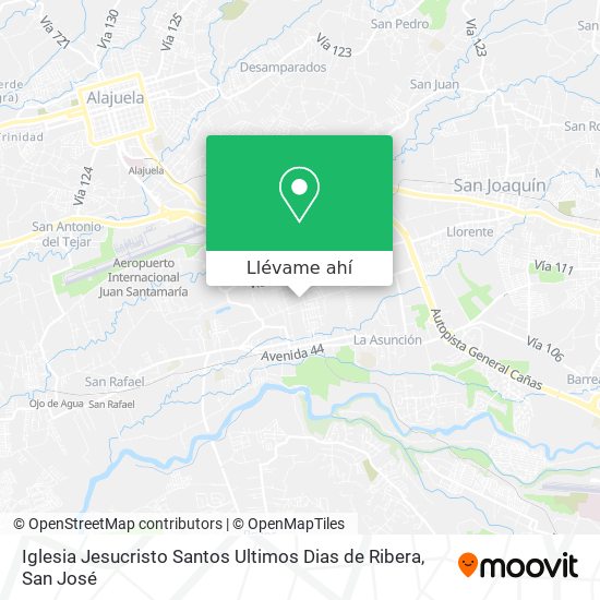 Mapa de Iglesia Jesucristo Santos Ultimos Dias de Ribera