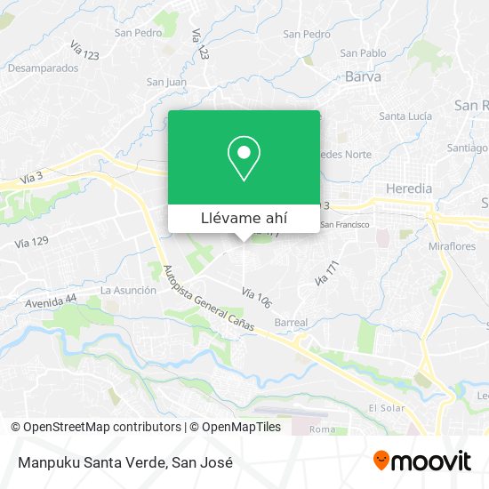 Mapa de Manpuku Santa Verde