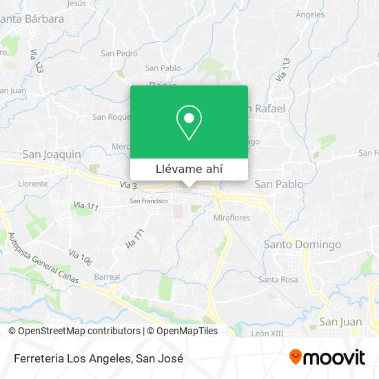 Mapa de Ferreteria Los Angeles