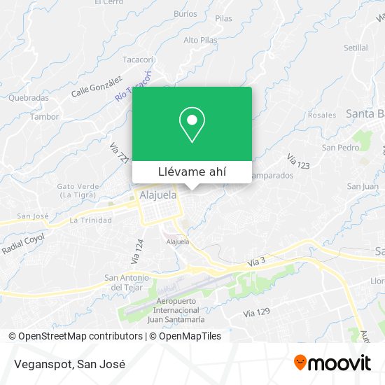 Mapa de Veganspot