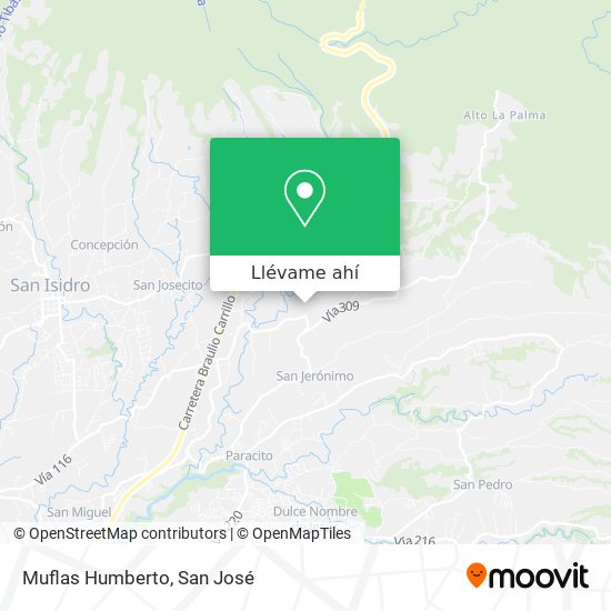 Mapa de Muflas Humberto