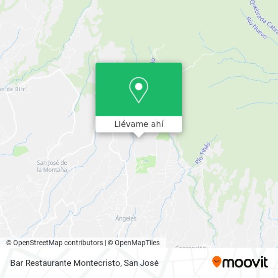 Mapa de Bar Restaurante Montecristo