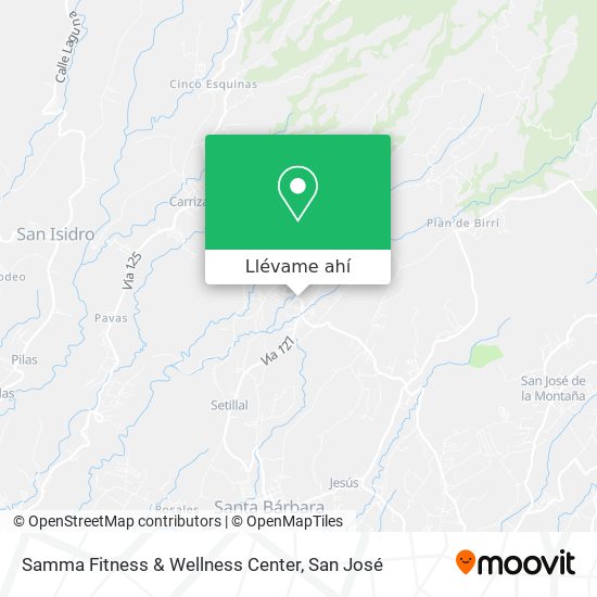 Mapa de Samma Fitness & Wellness Center