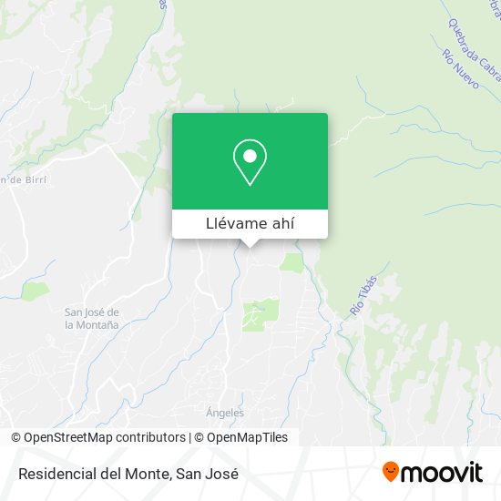 Mapa de Residencial del Monte