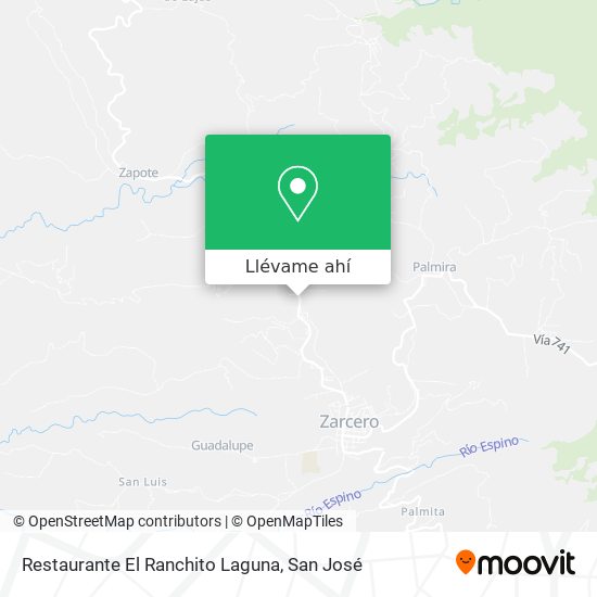 Mapa de Restaurante El Ranchito Laguna