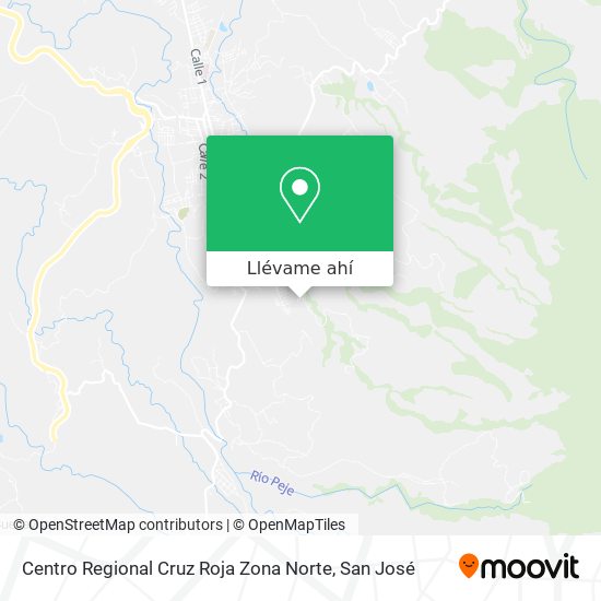 Mapa de Centro Regional Cruz Roja Zona Norte