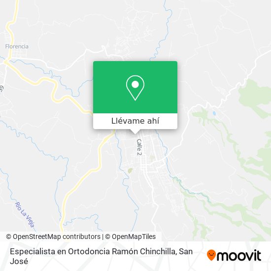 Mapa de Especialista en Ortodoncia Ramón Chinchilla