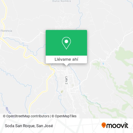 Mapa de Soda San Roque