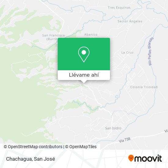 Mapa de Chachagua