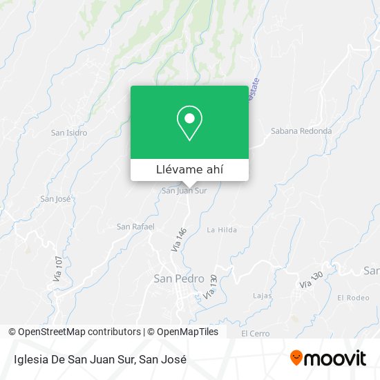 Mapa de Iglesia De San Juan Sur