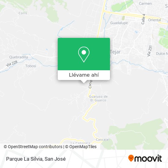 Mapa de Parque La Silvia