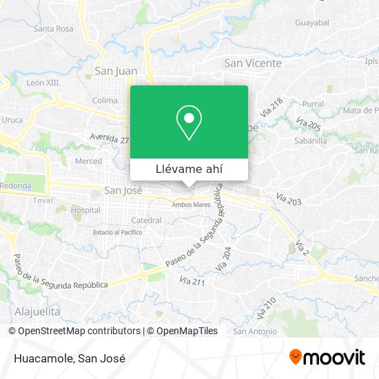 Mapa de Huacamole