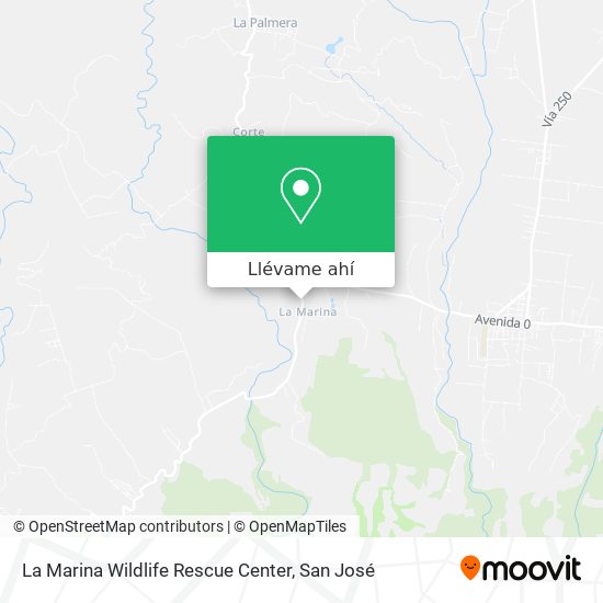Mapa de La Marina Wildlife Rescue Center