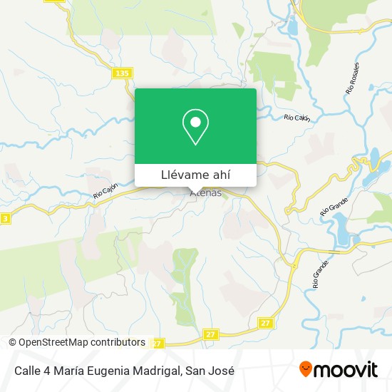 Mapa de Calle 4 María Eugenia Madrigal