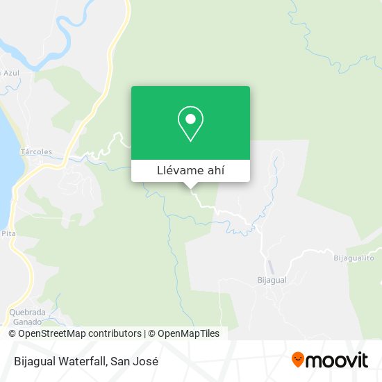 Mapa de Bijagual Waterfall