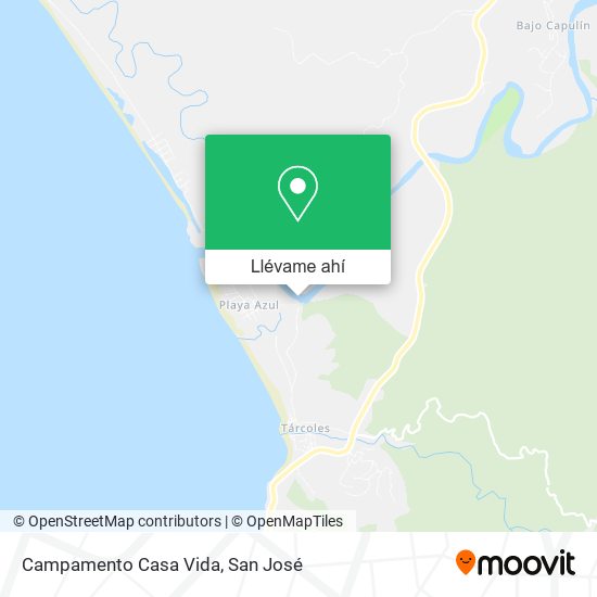 Mapa de Campamento Casa Vida