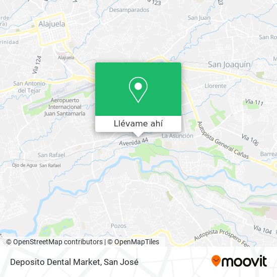 Mapa de Deposito Dental Market