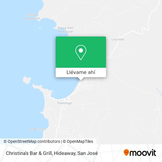 Mapa de Christina's Bar & Grill, Hideaway