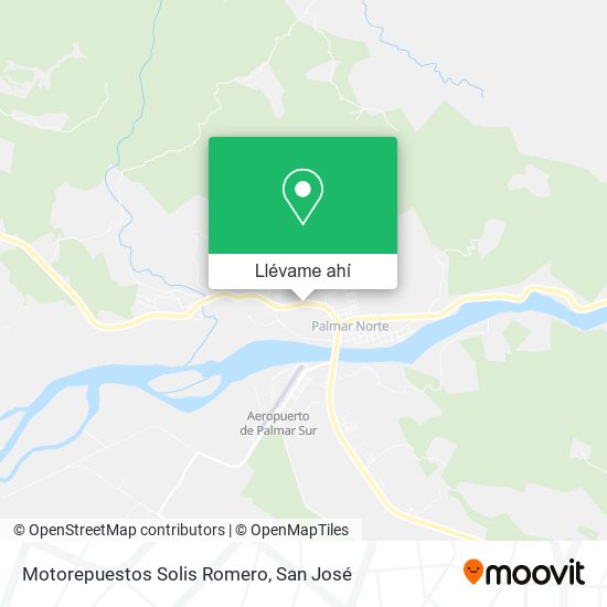 Mapa de Motorepuestos Solis Romero