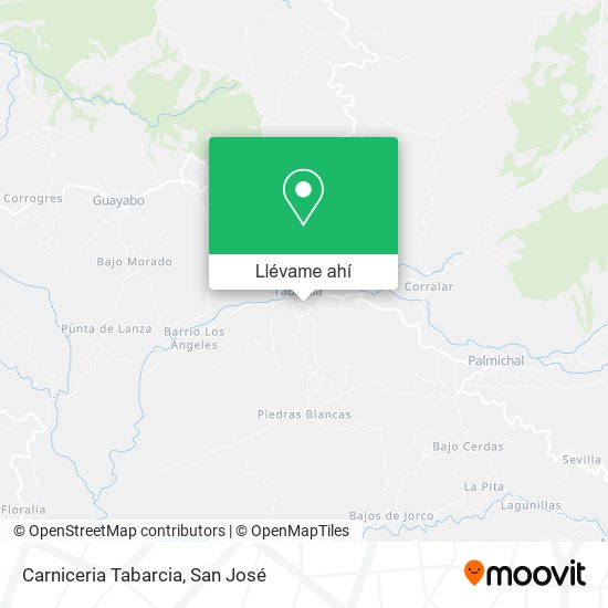 Mapa de Carniceria Tabarcia