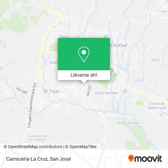 Mapa de Carniceria La Cruz