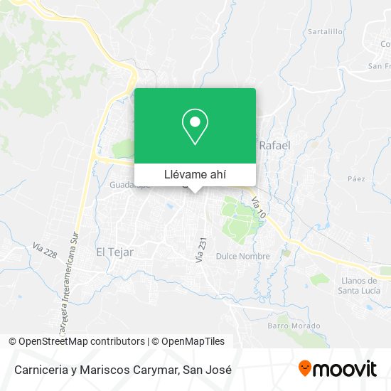 Mapa de Carniceria y Mariscos Carymar