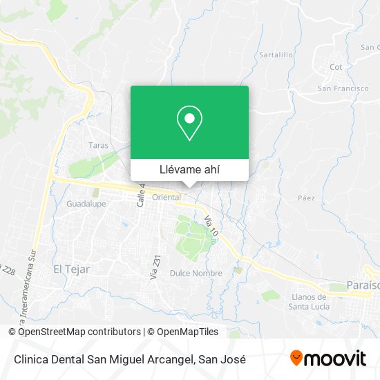 Mapa de Clinica Dental San Miguel Arcangel