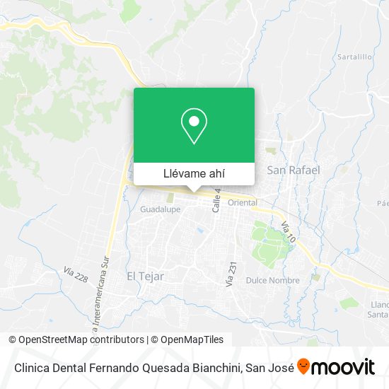 Mapa de Clinica Dental Fernando Quesada Bianchini