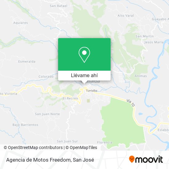 Mapa de Agencia de Motos Freedom