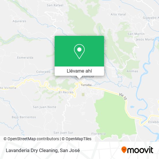 Mapa de Lavanderia Dry Cleaning
