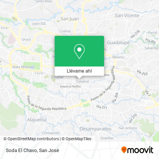 Mapa de Soda El Chavo
